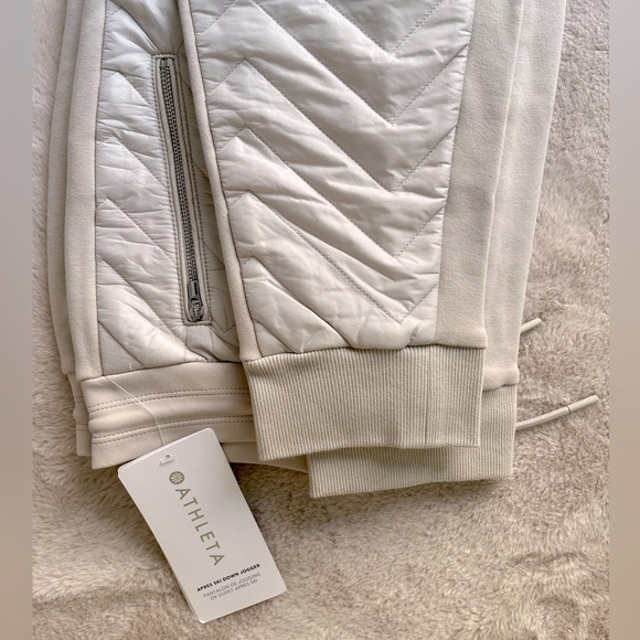 NWT Athleta Apres Ski Down Jogger Abalone Size 6 - Picture 10 of 14